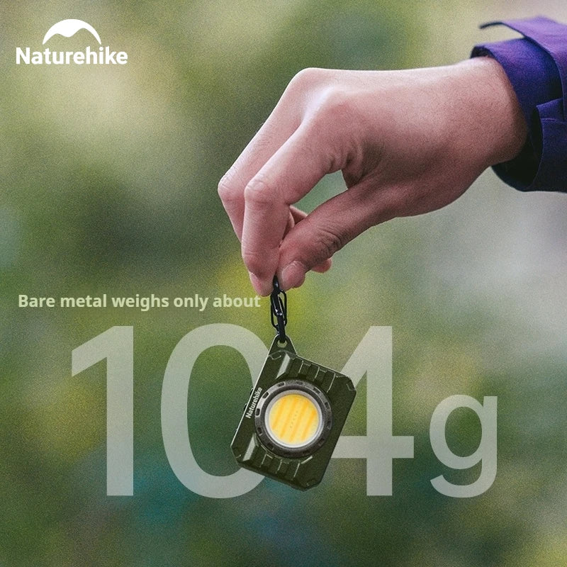 Naturehike GLOW MINI Backpack Light Portable Flashlight Hanging Light Waterproof Rechargeable 1100mAh Adjustable Strap Clip Lamp