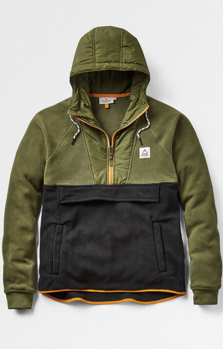 Woodland Hooded 1/2 Zip Polar Fleece
