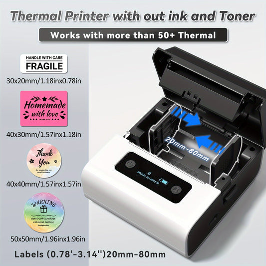 Phomemo M221 Portable Thermal Label & Barcode Printer TJR7P2X