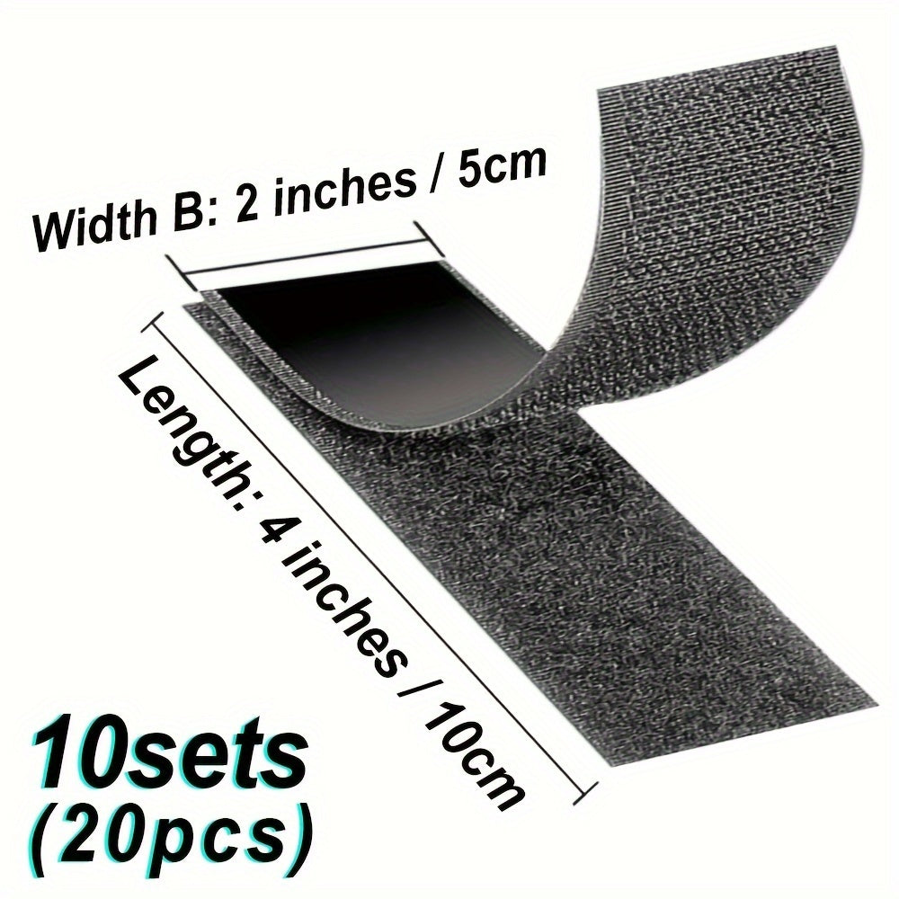 Hook & Loop Tape Strips with Adhesive Back - TJR7X9B