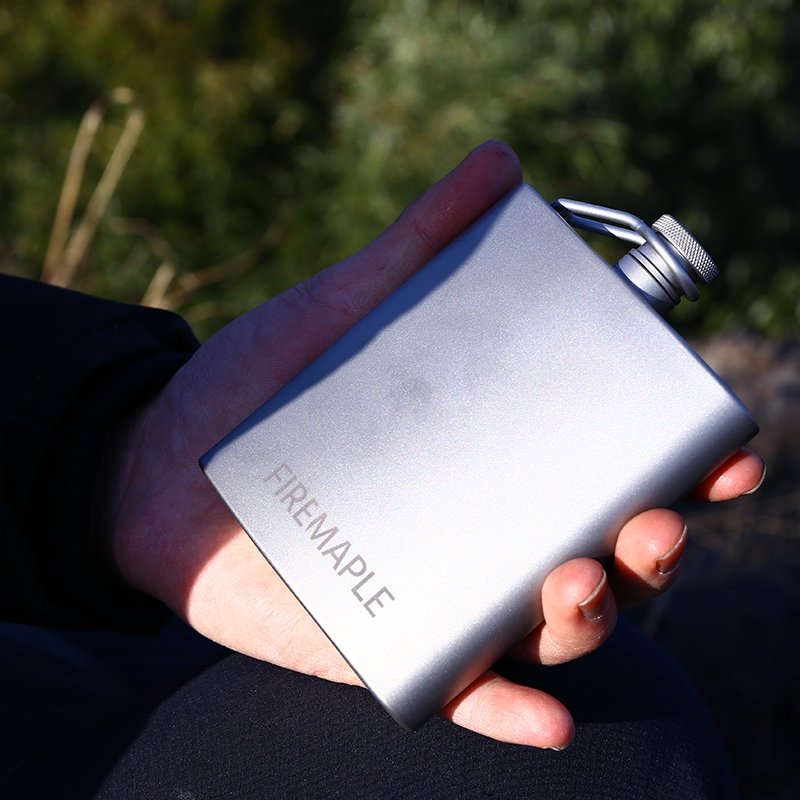 Bacchus Titanium Hip Flask