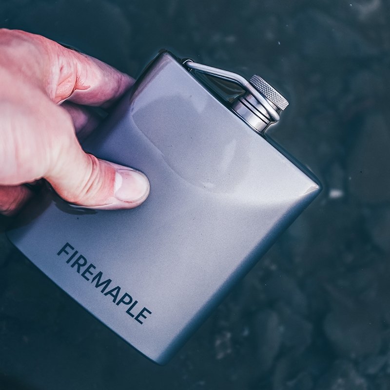 Bacchus Titanium Hip Flask