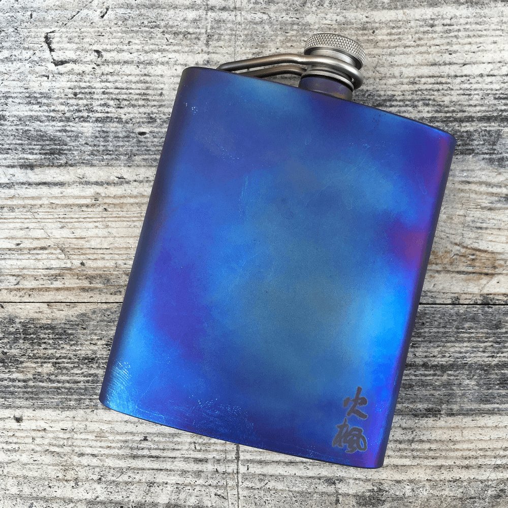 Bacchus Titanium Hip Flask
