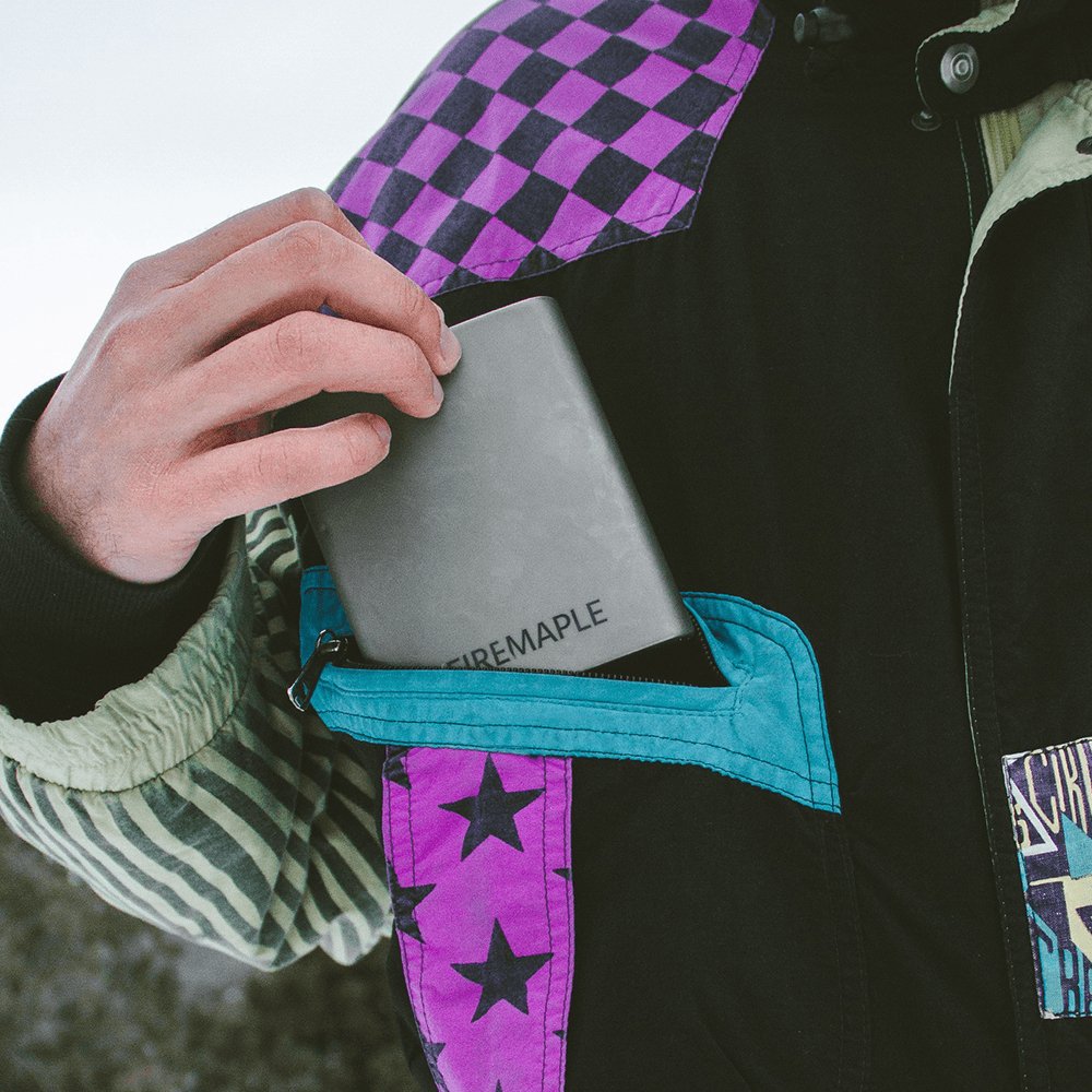 Bacchus Titanium Hip Flask