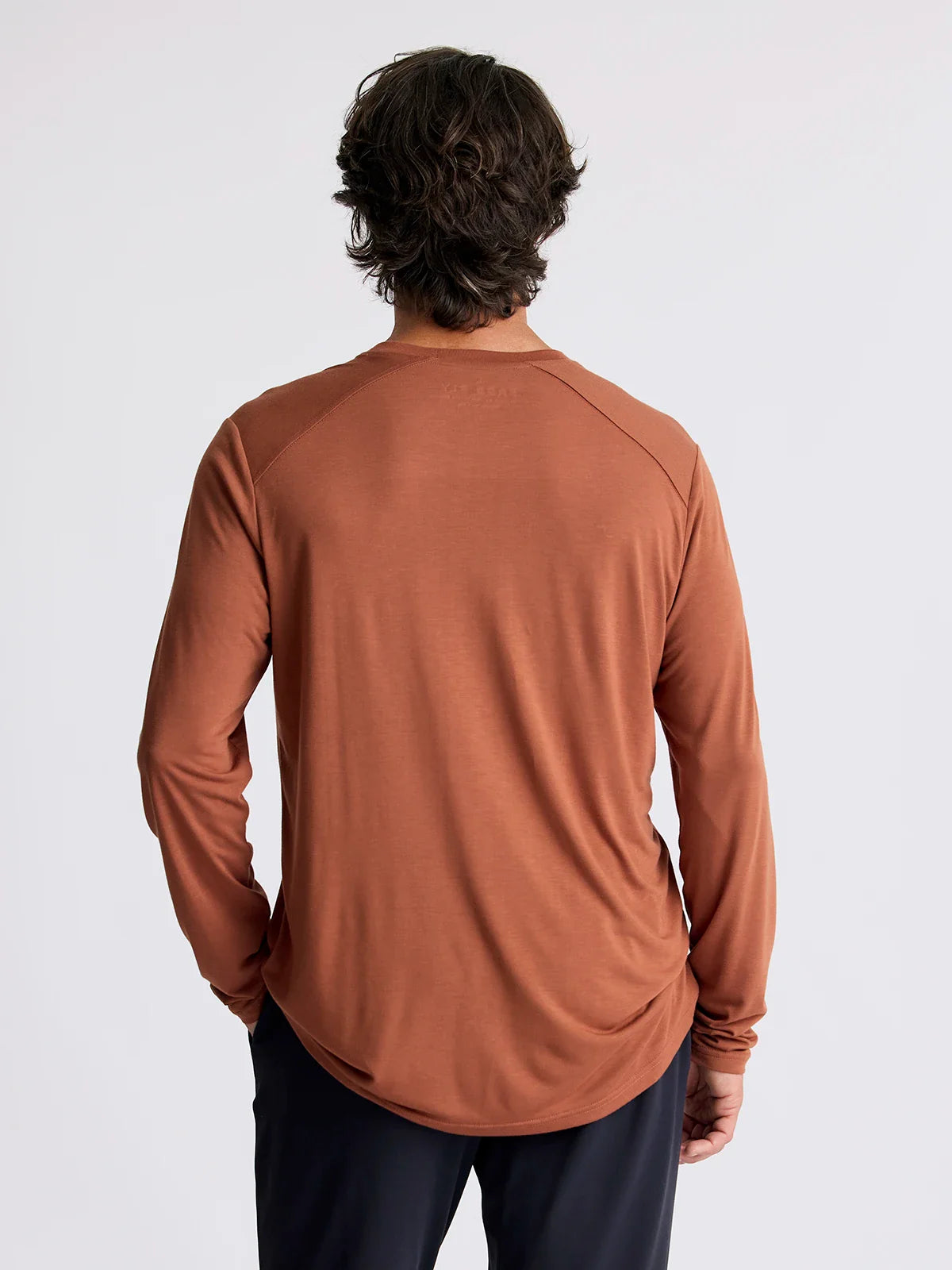 Men's Bamboo Lightweight Long Sleeve - Adobe