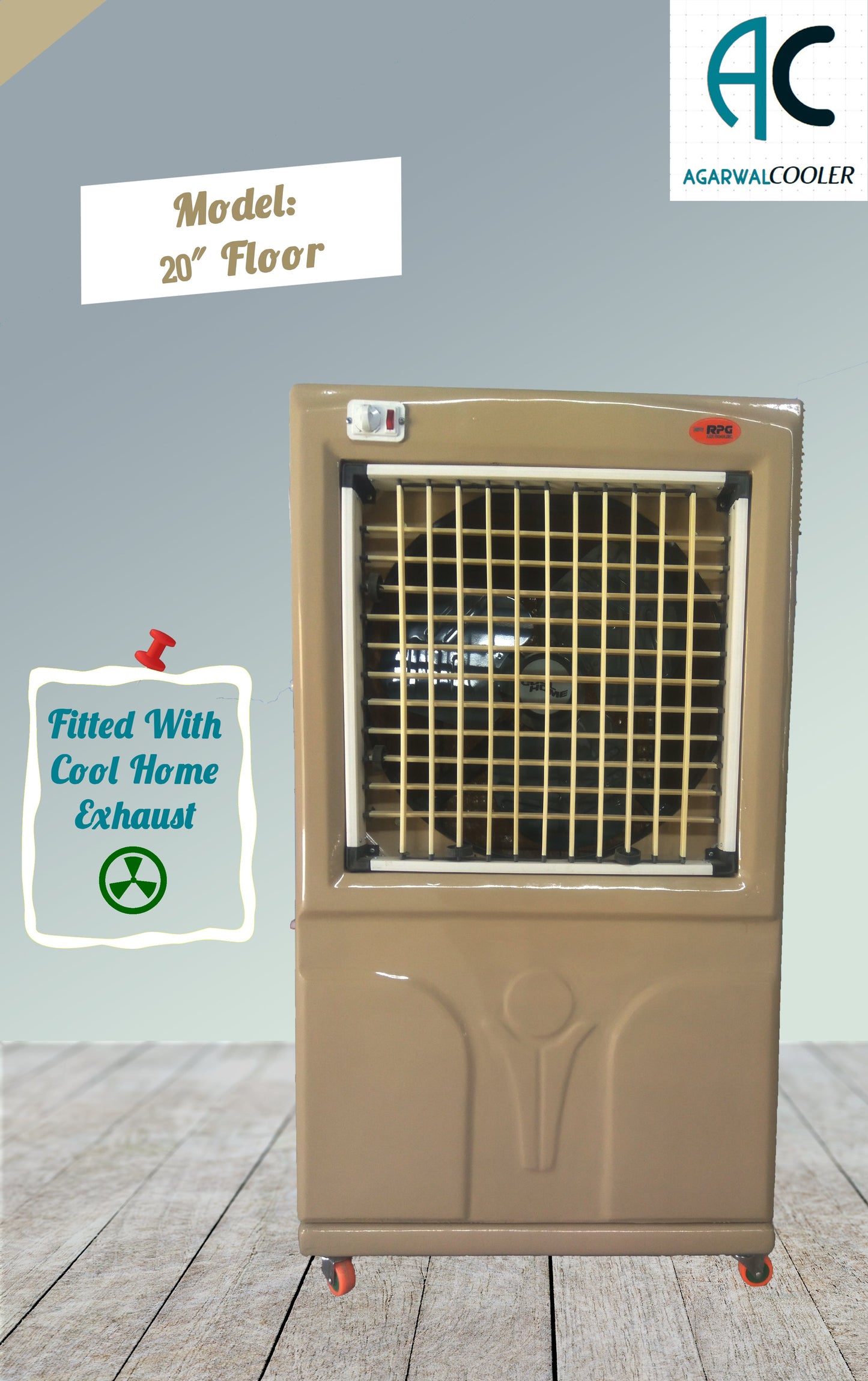 Fiber Cooler 20" Fiber Trolley with Cool Home Kit