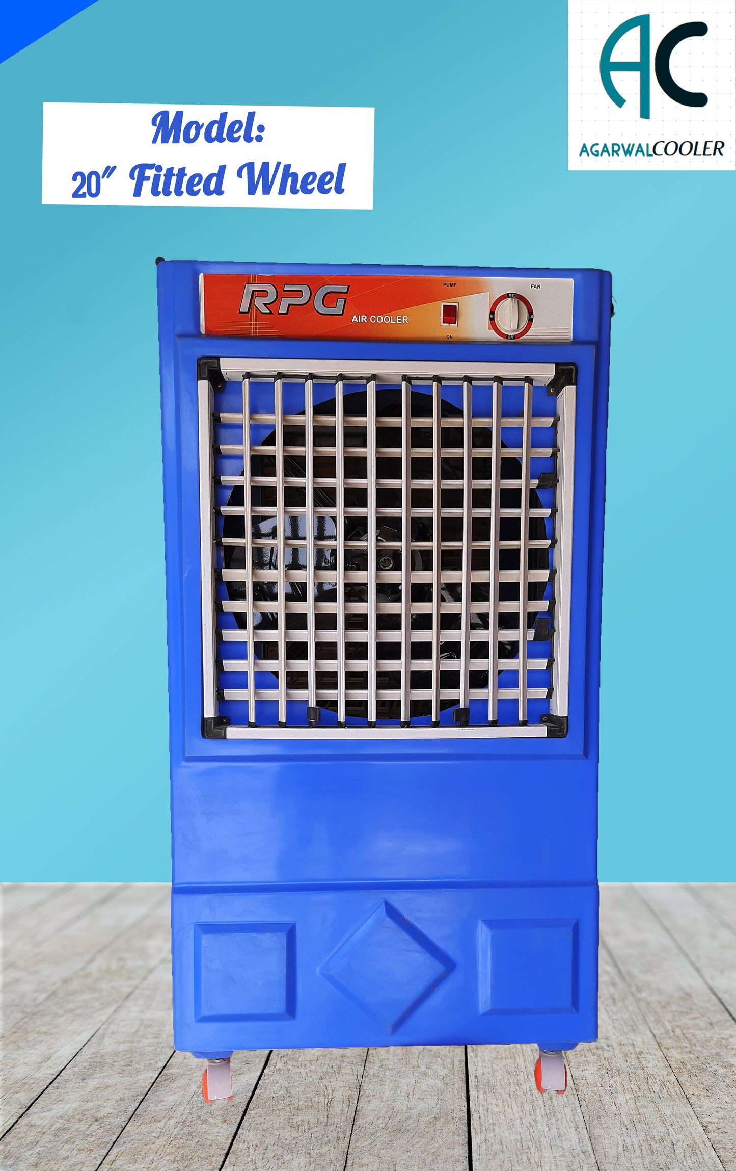 Fiber Cooler 20" Fitted Wheel