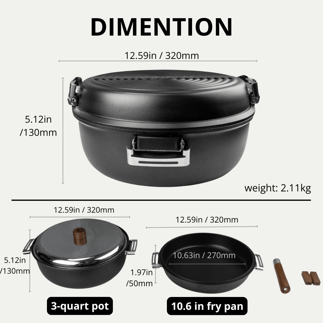 Banquet Duo – Cast Aluminum Cooking Set