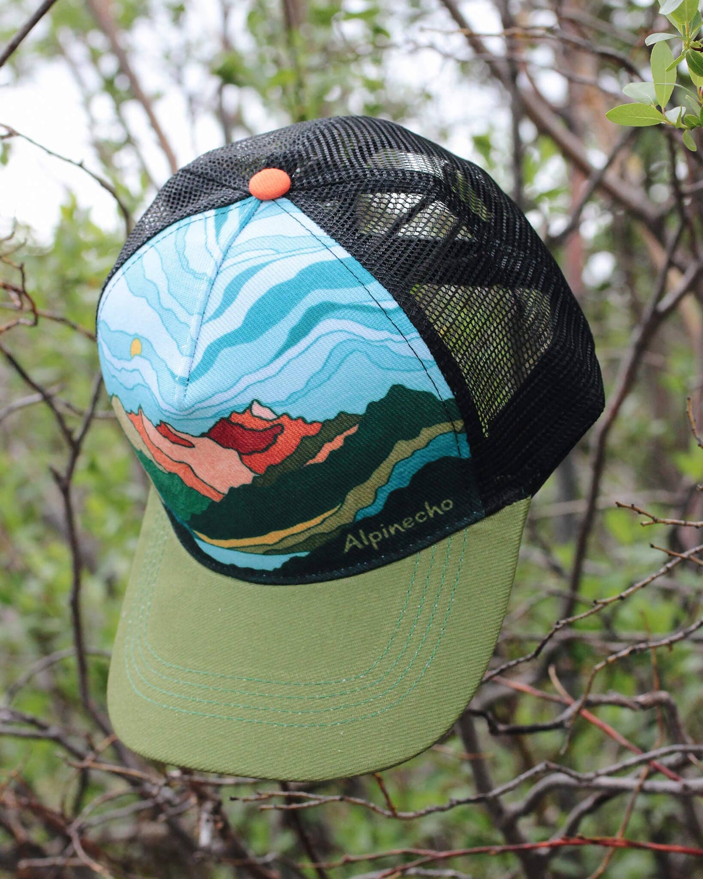 Alpinecho - Mountain Layers Trucker Hat
