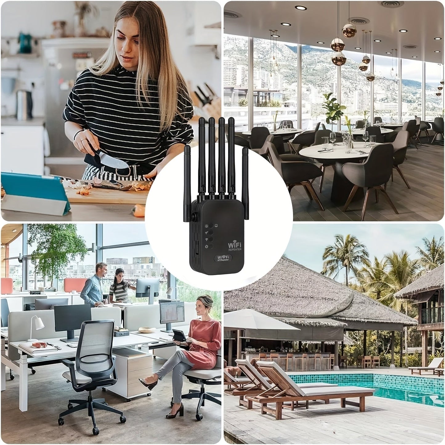 Momotor WiFi Extender- HMT15WE