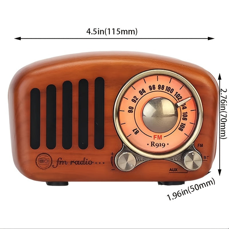 Walnut Radio R919- HMT17WR