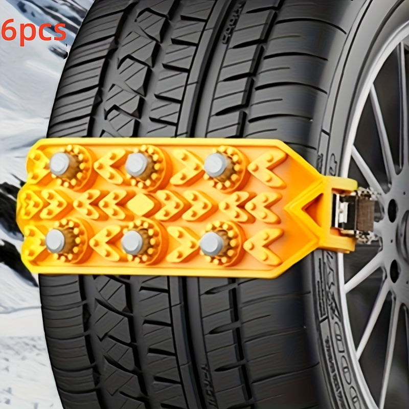 Universal Car Snow Chains Set of 6-X48C