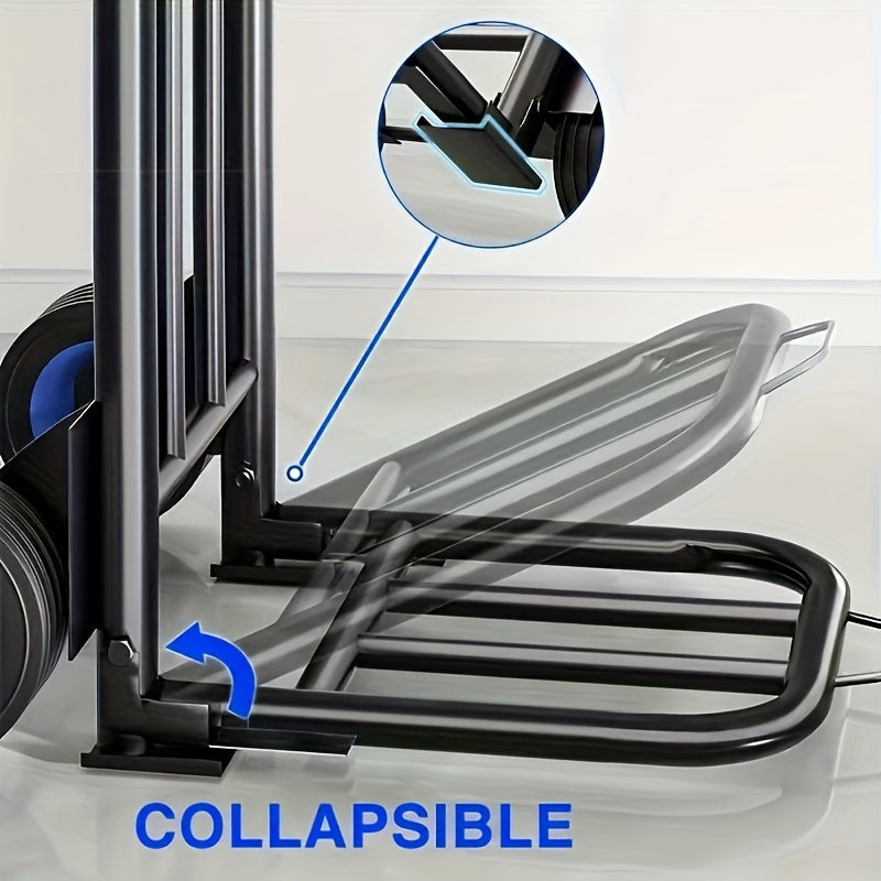 Foldable Hand Truck Trailer for Shopping & Grocery Use TJR7C3F