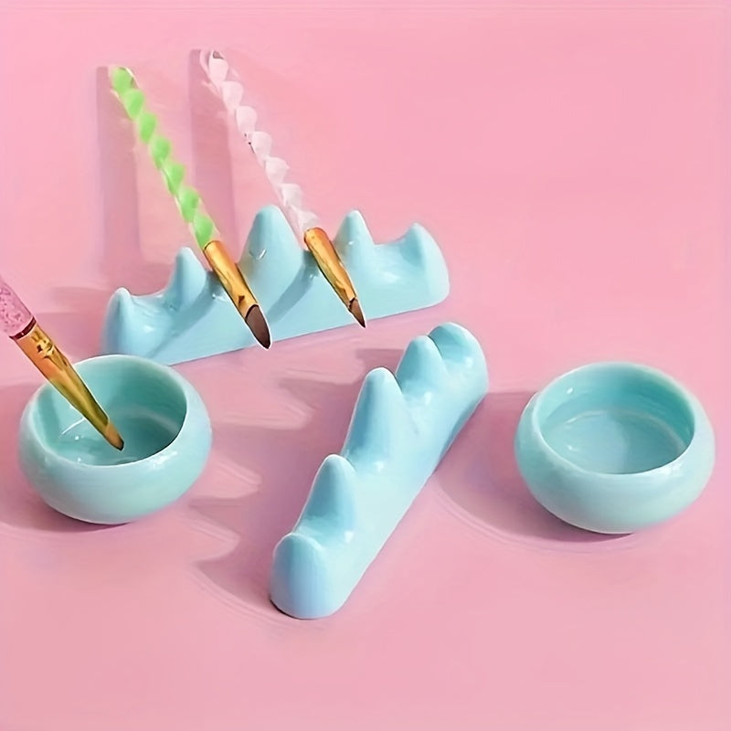 One Pen Holder Plus One Mini Brush Washing Cup Art Painting Supplies - DJ0C