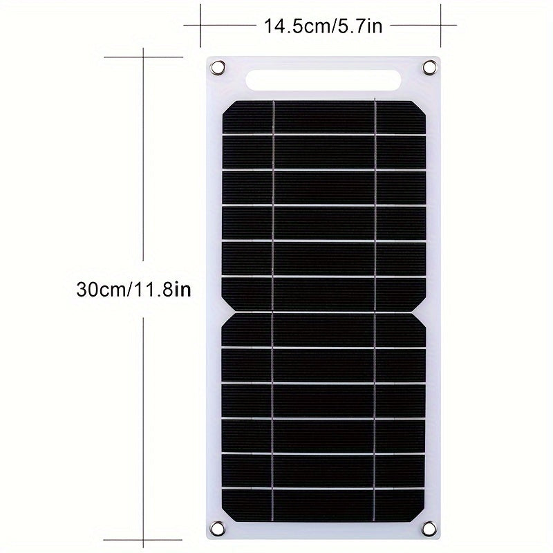 Portable Monocrystalline Solar Charger with USB - TJR6Q3Y