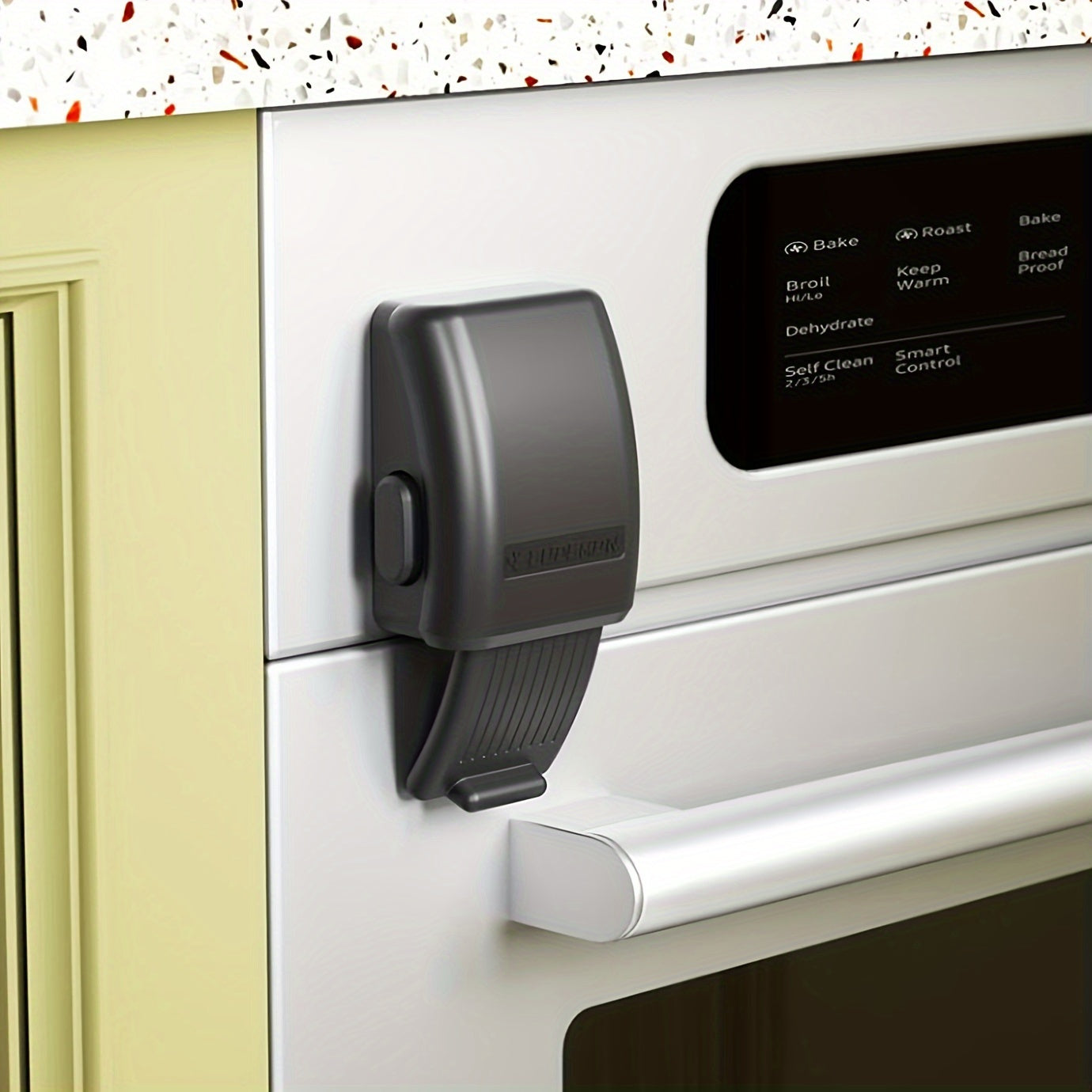 Black Oven Safety Lock, Microwave & Drawer Lock Buckle TJR5L7B