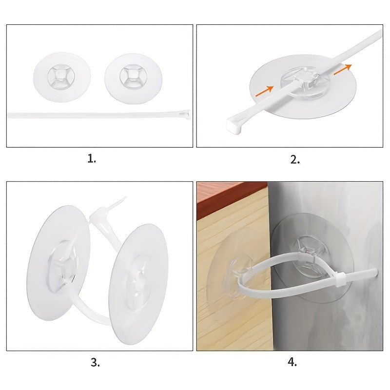 6pcs Wall-Mounted Cabinet Safety Brackets TJR7P4G