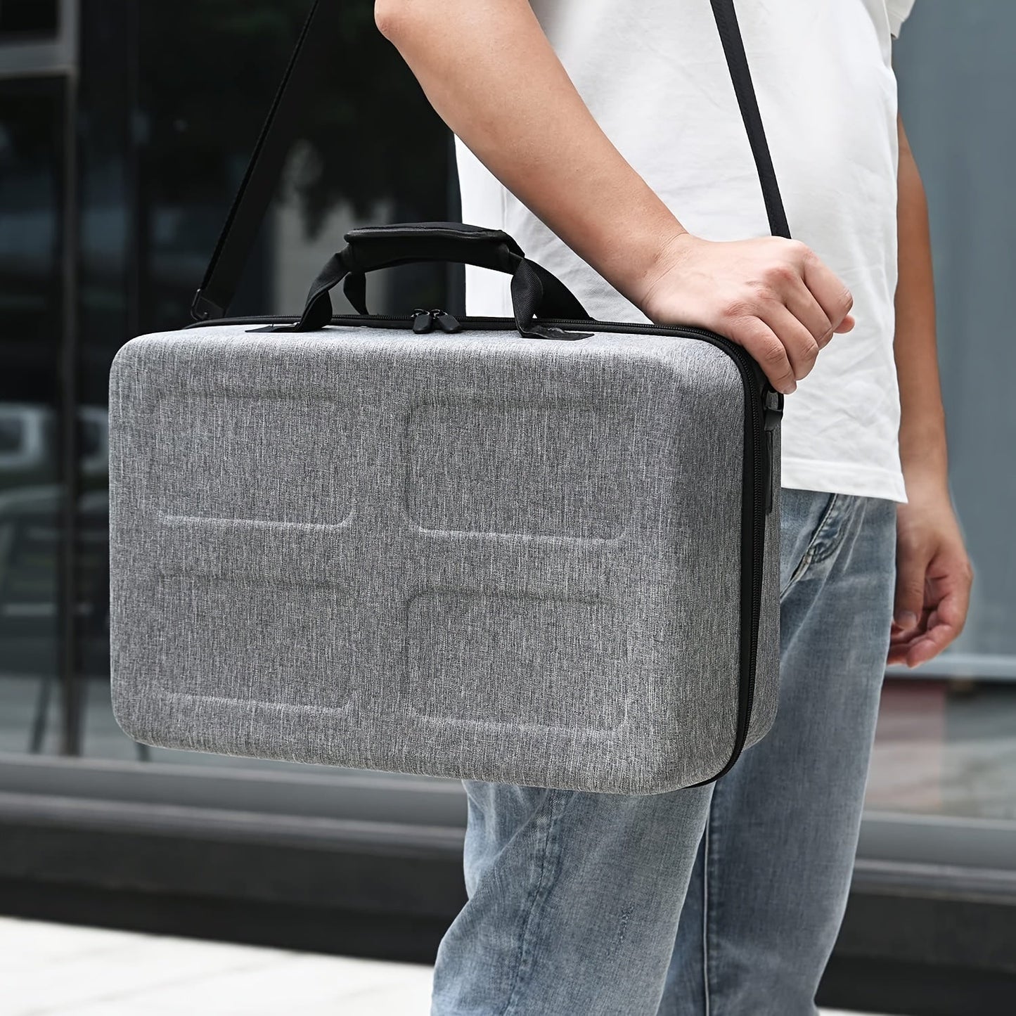 PS-5 Carrying Case with Shoulder Strap, Durable Storage Bag TJR9Q3S