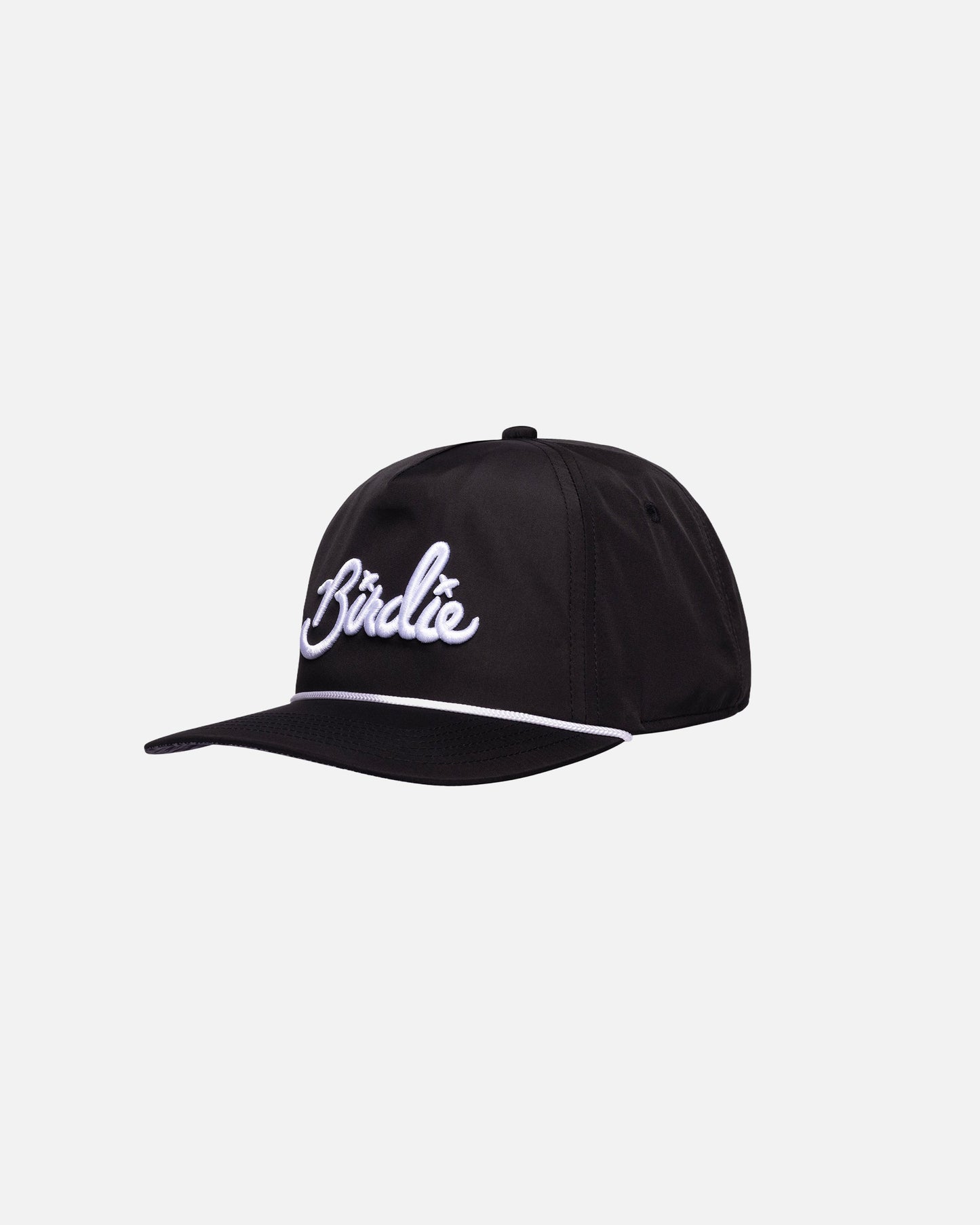 Birdie Rope Hat - Black/White
