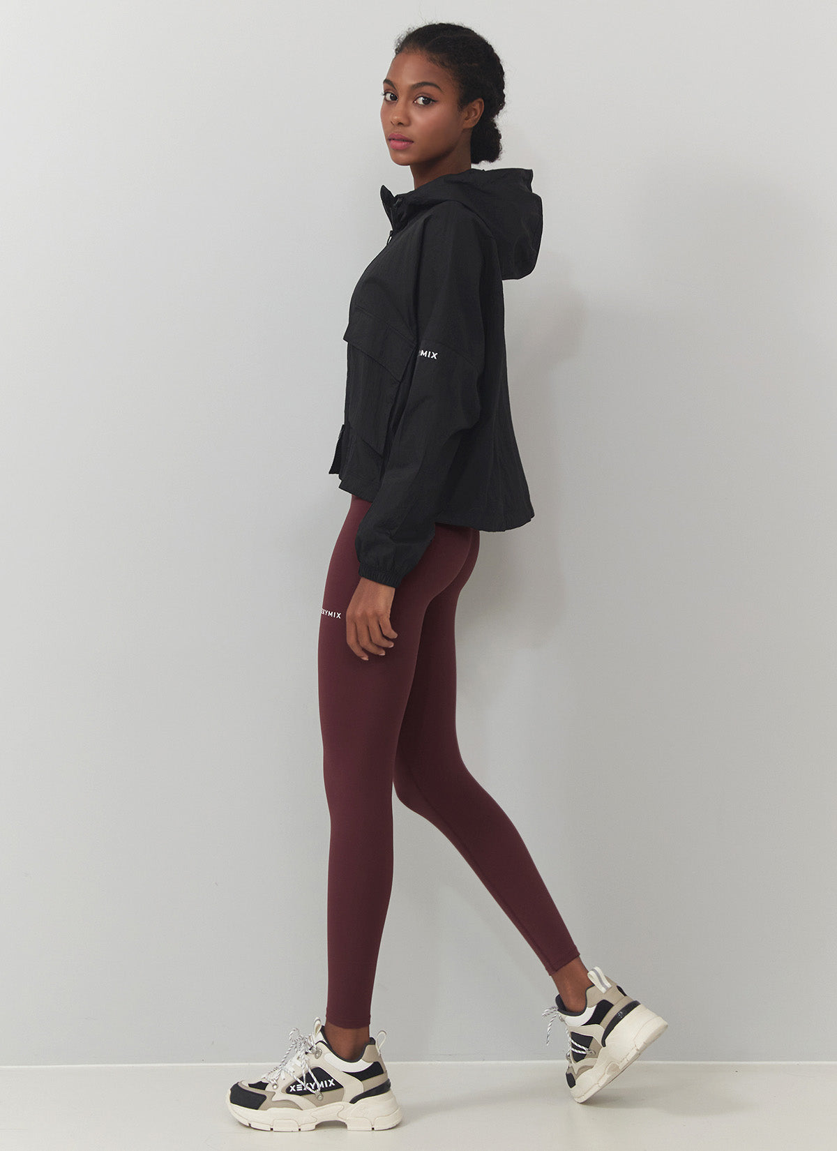 Crop Hood 2-Way Windbreaker