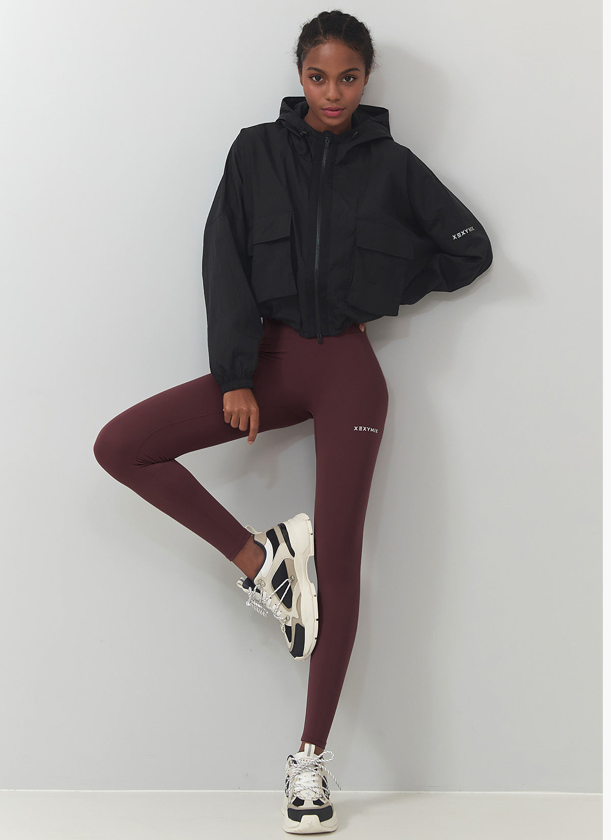 Crop Hood 2-Way Windbreaker