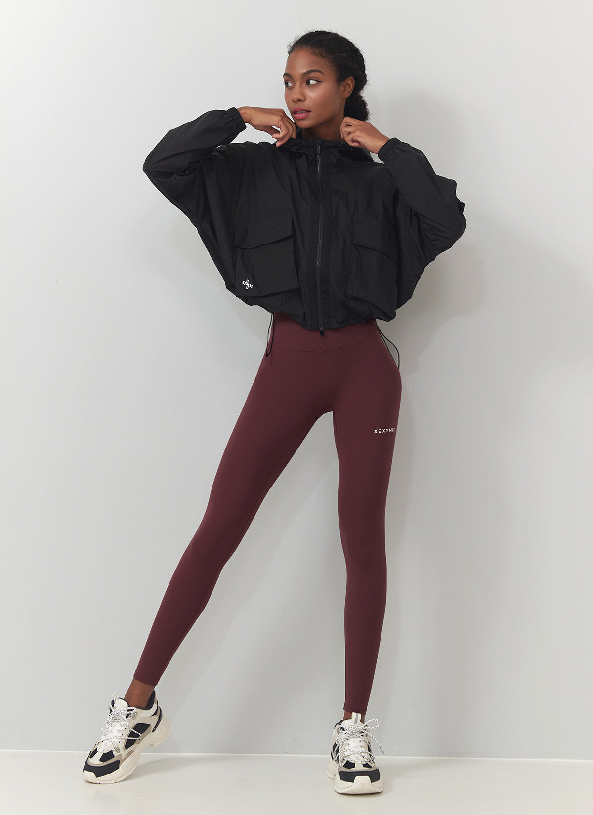 Crop Hood 2-Way Windbreaker