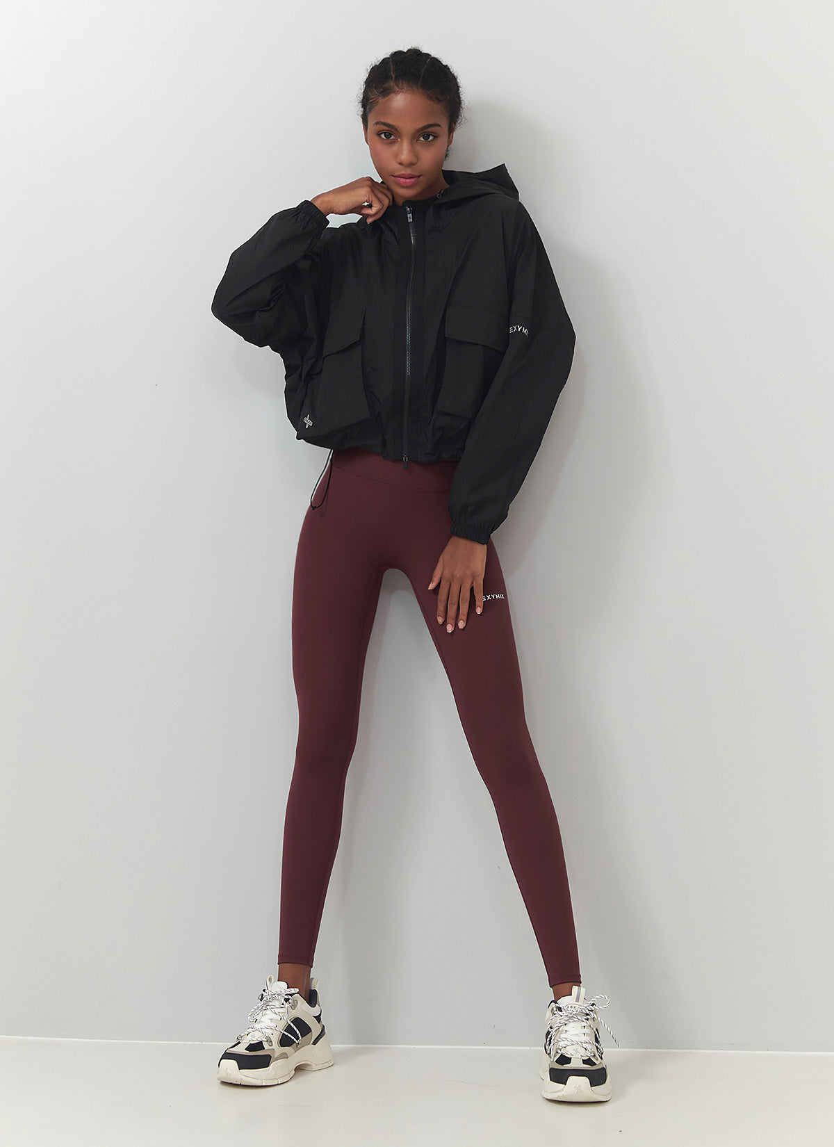 Crop Hood 2-Way Windbreaker