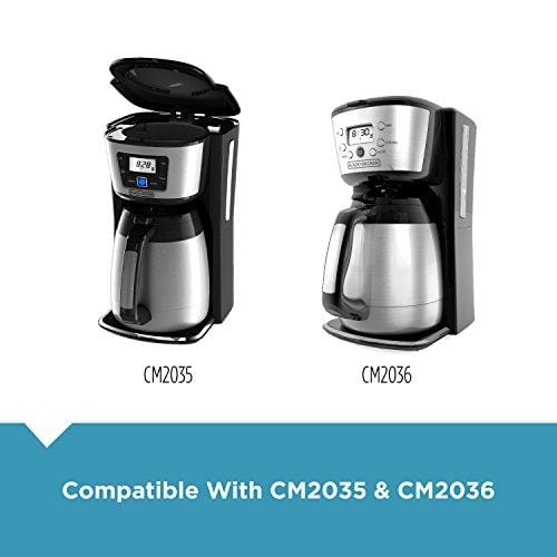 BLACK+DECKER 12-Cup Replacement Thermal Carafe with Duralife Construction, Stainless Steel,