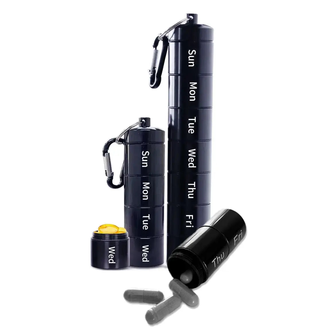 WildernessRx 7-Day Waterproof Pill Organizer for Travel