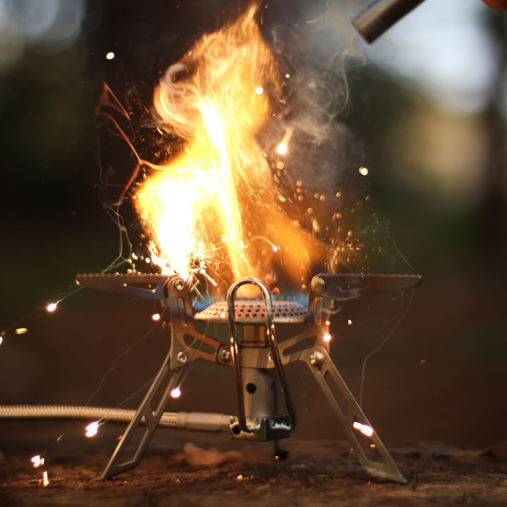 Blade 2 Titanium Backpacking Stove with preheat tube |4.76 oz, 2.8KW