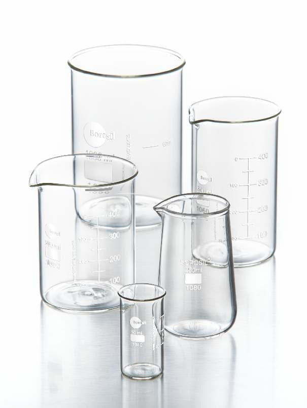 Beaker Glass Borosil