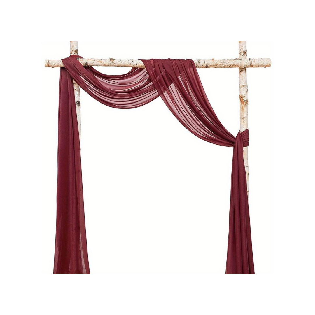 Chiffon Wedding Arbor Drape Rental