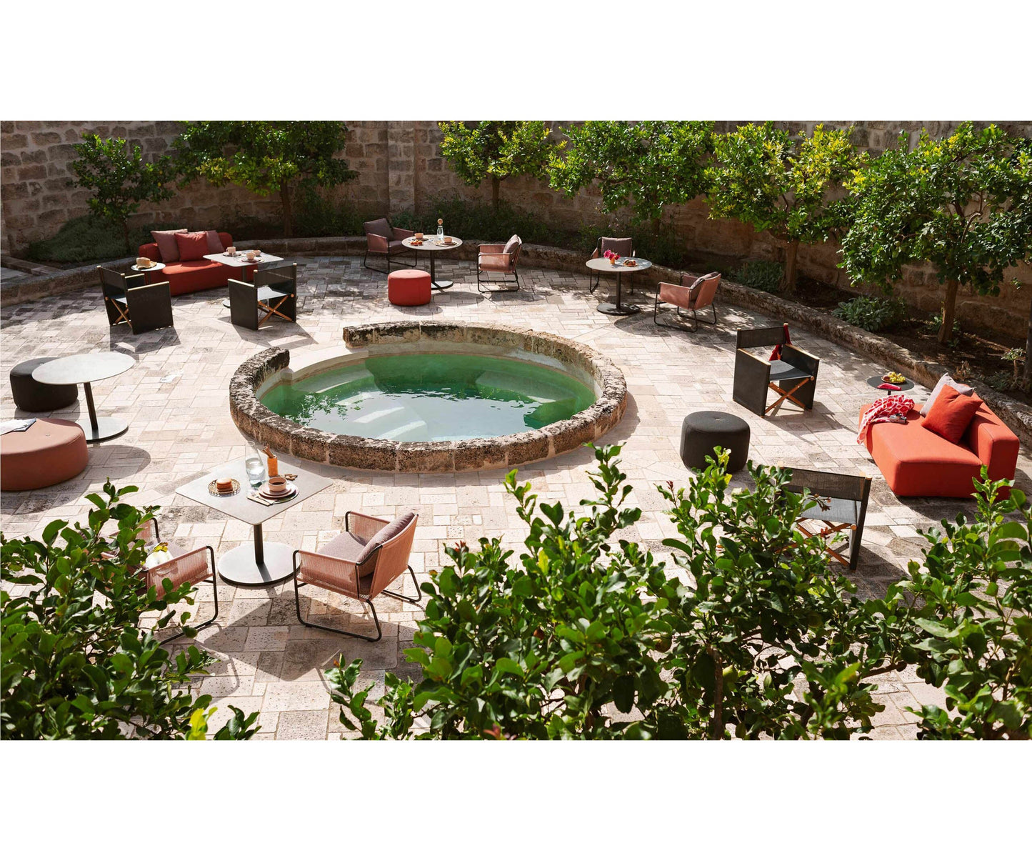 Button Square Dining Table