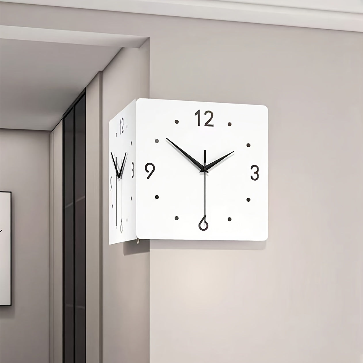 Minimalist Silent Wall Clock- HMT17SW