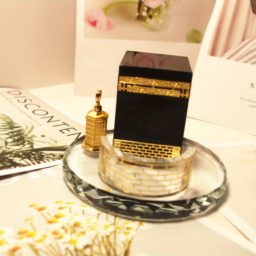 Black Gold Crystal Ornament- HMT24BG