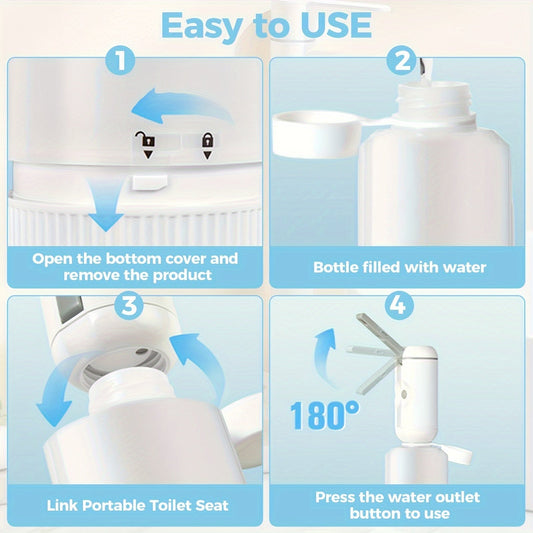 USB Rechargeable Portable Travel Bidet, Handheld Sprayer TJR4R6H