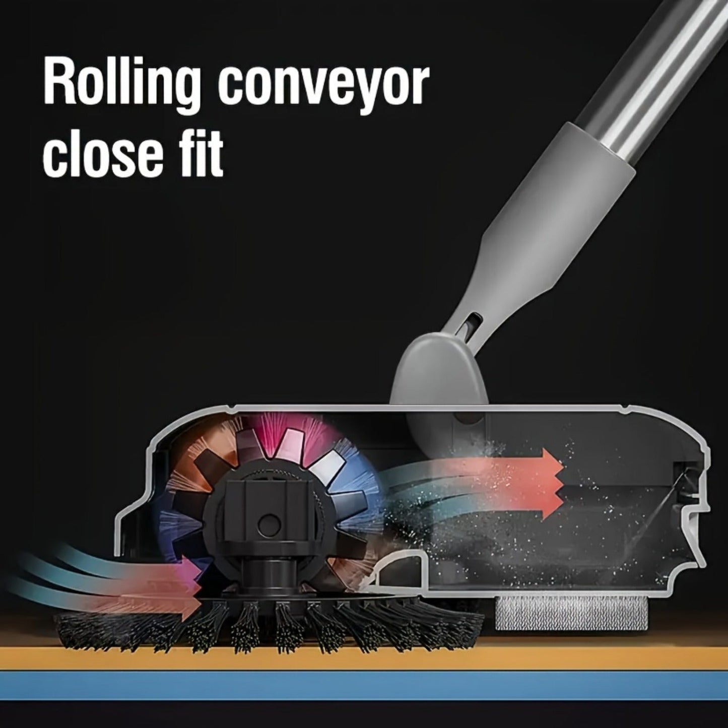 Multifunctional Manual Sweeping And Mopping Brush- HMT15MB