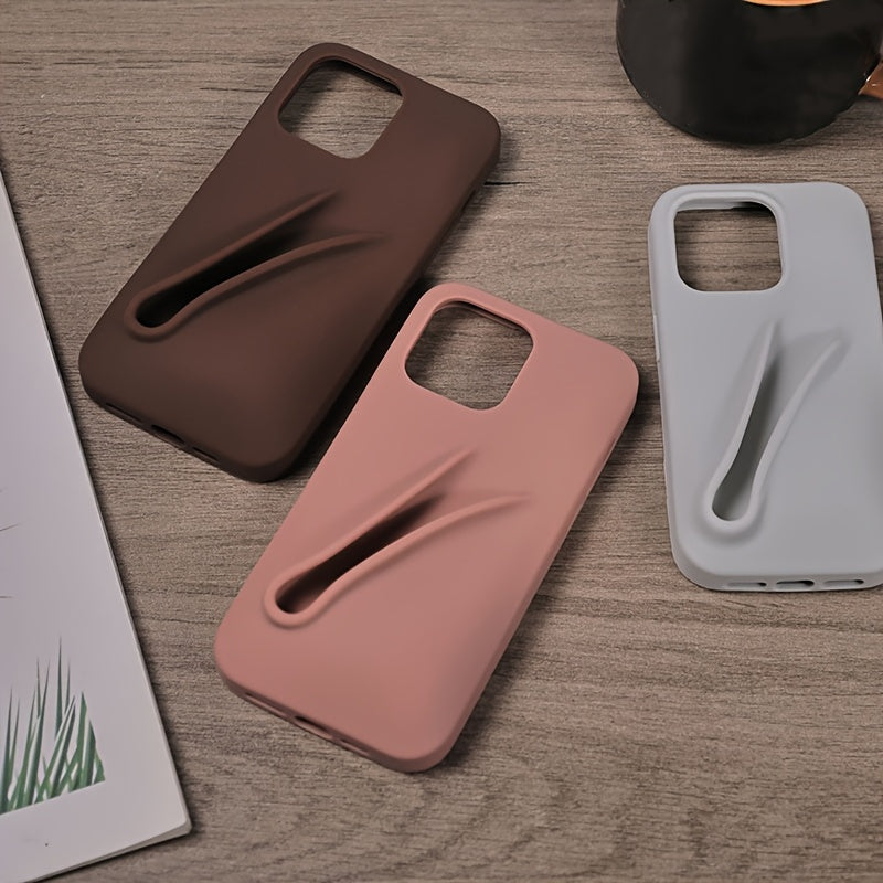 Lipstick Silicone Phone Case for iPhone 15/14/13 Pro -M93W