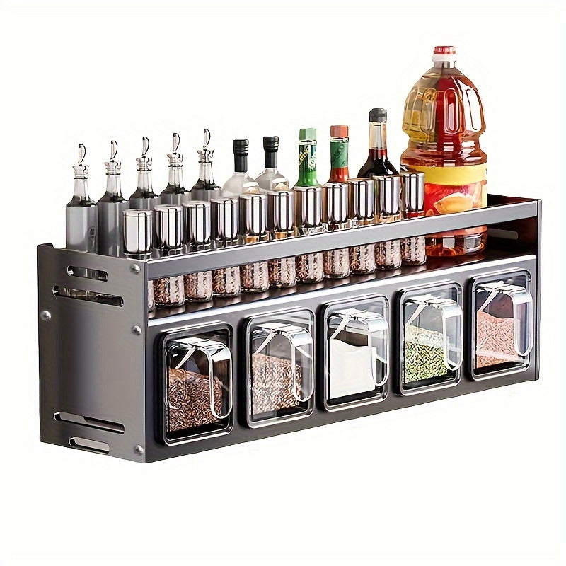 Wall Mounted Spice Rack Organizer- HMT24SR