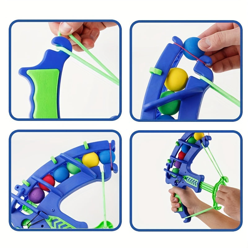 Kids' Safe Archery Set, Blue Bow & Arrow Toy for Ages 3-6 TJR5X8D