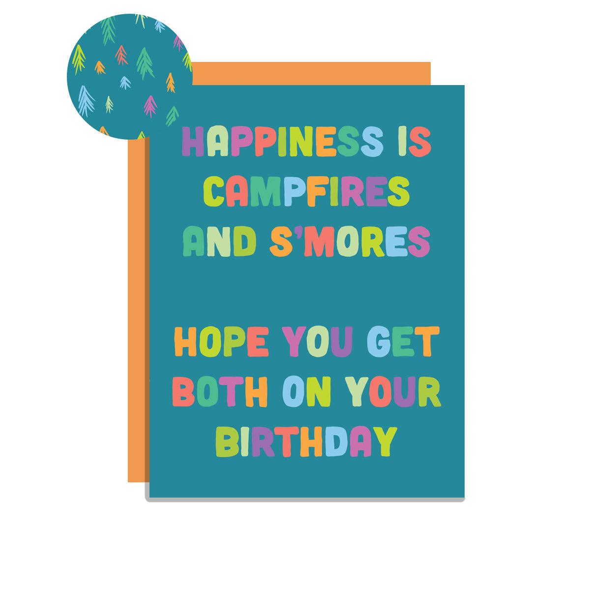 Wild Lettie - Happiness and S'mores Card