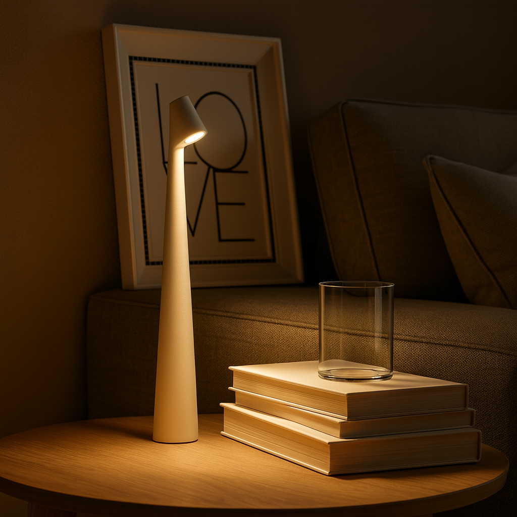 Cordless Rechargeable LED Table Lamp With Touch Dimming