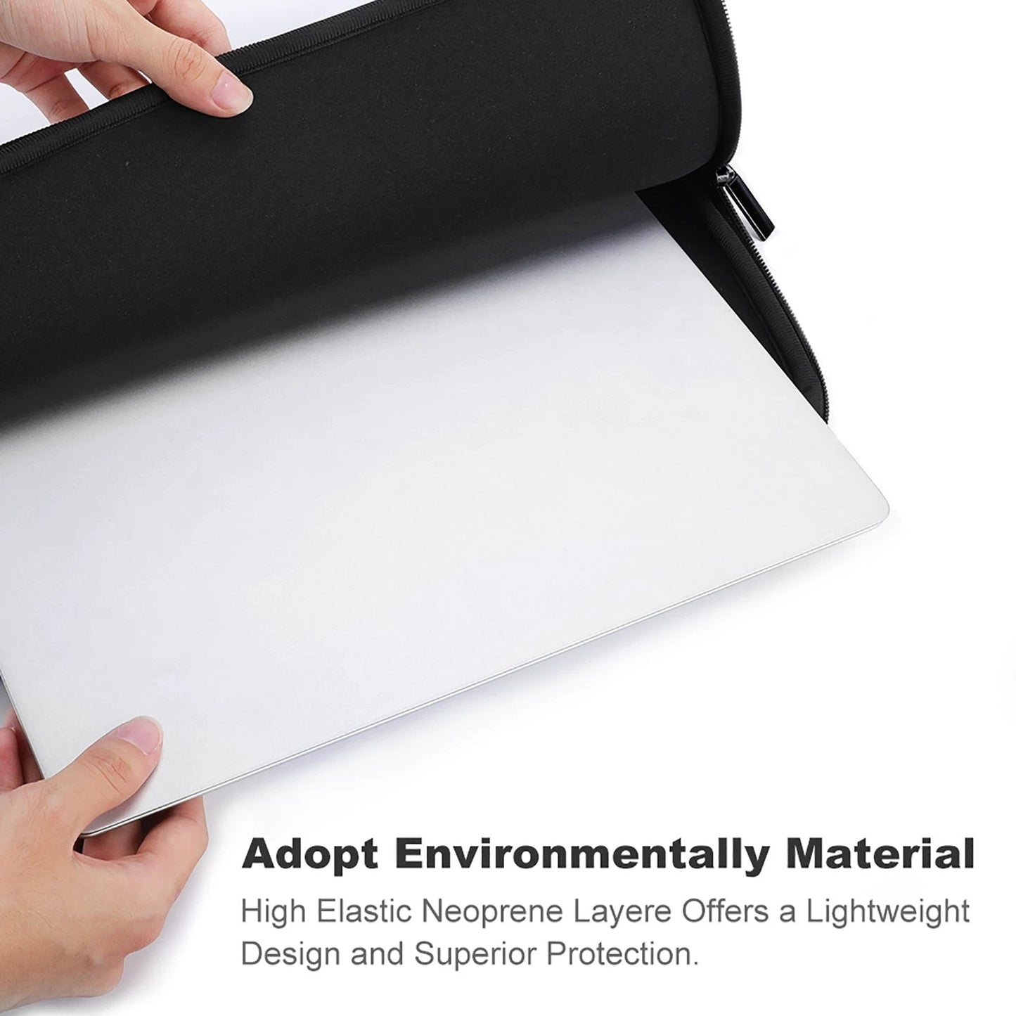 AOP Neoprene Laptop Sleeve for the Aesthetic Tech Collector — Bold Print Soft Carry Case, Waterproof Scratch-Resistant, Handle Strap