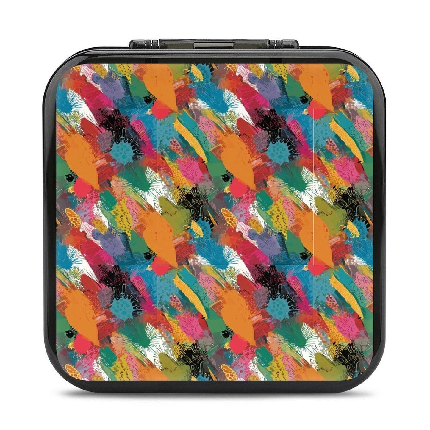 Nintendo Switch 24-Slot Game Card Case — Chromatic Static AOP Art