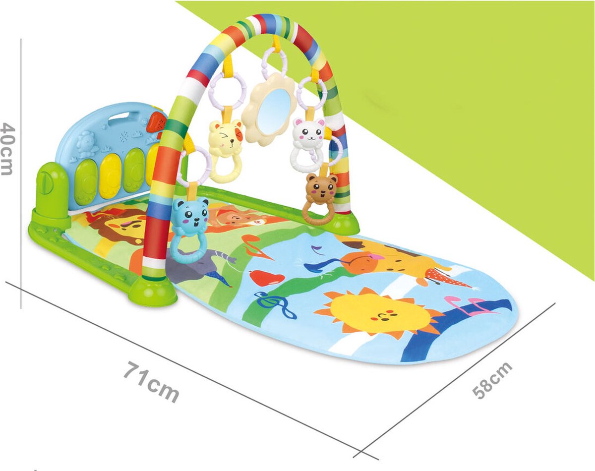 Babygym - Speelmat speeltjes en Piano - 0 jaar - fitness mat - Viva Kids