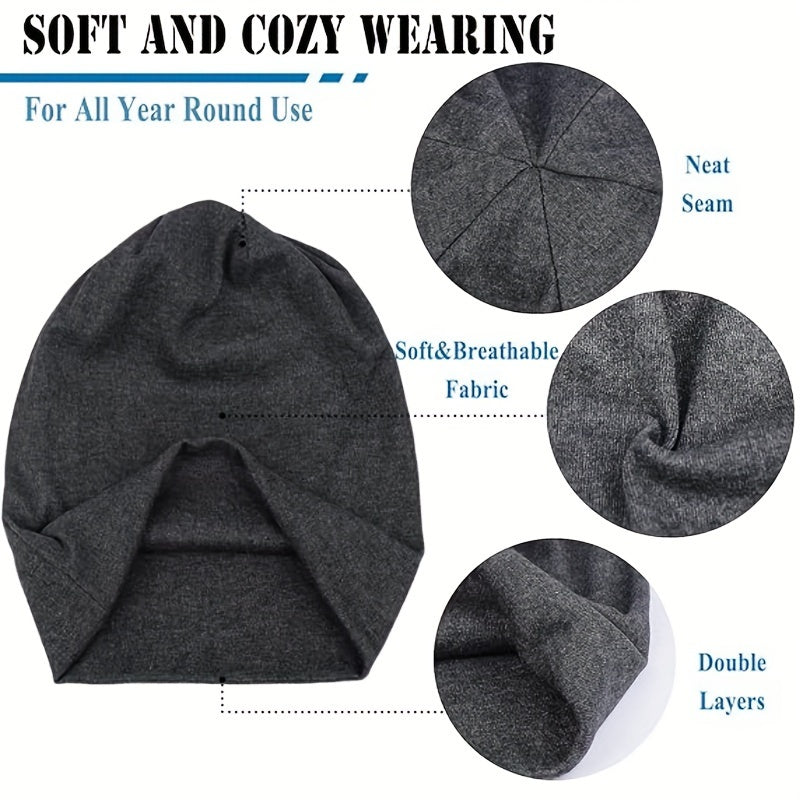 Slouchy Knit Beanie- HMT17SB