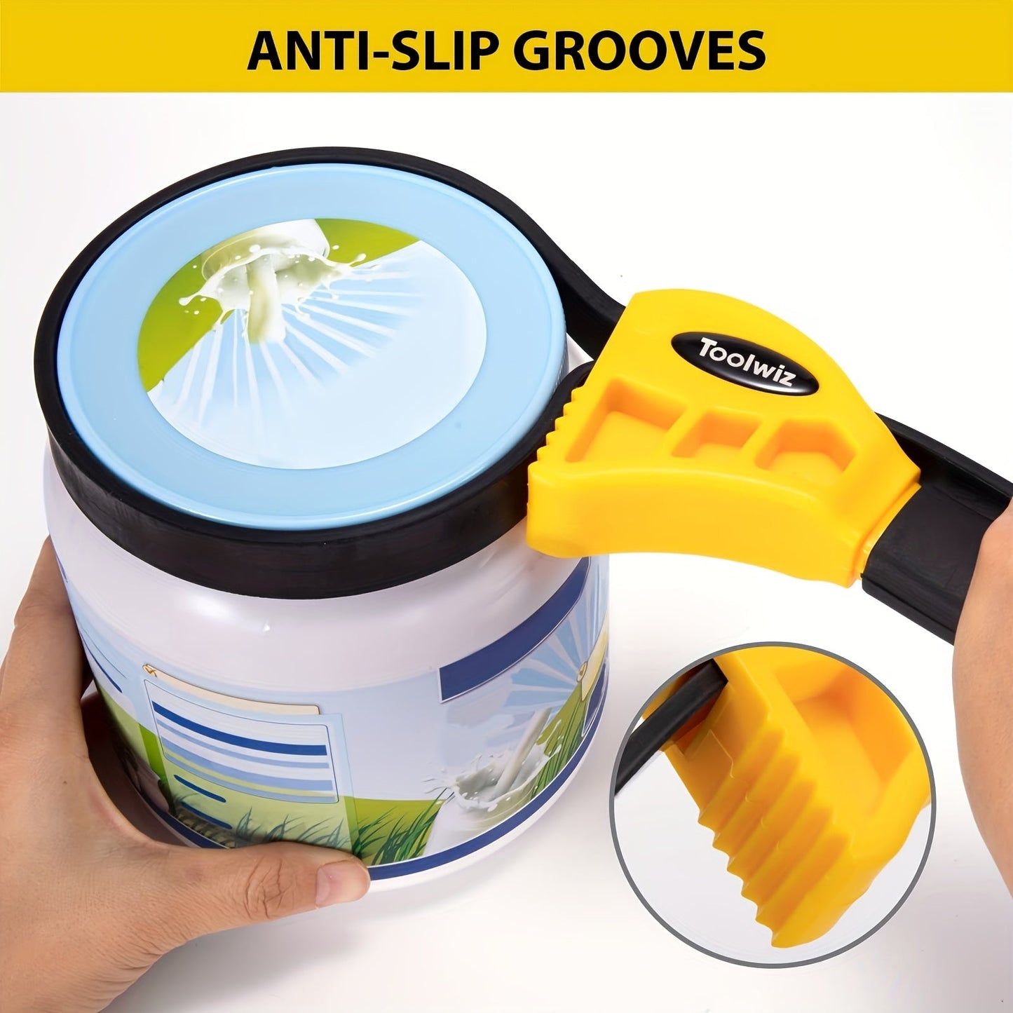 Versatile Adjustable Rubber Strap Wrench for Auto & Home TJR8W7P