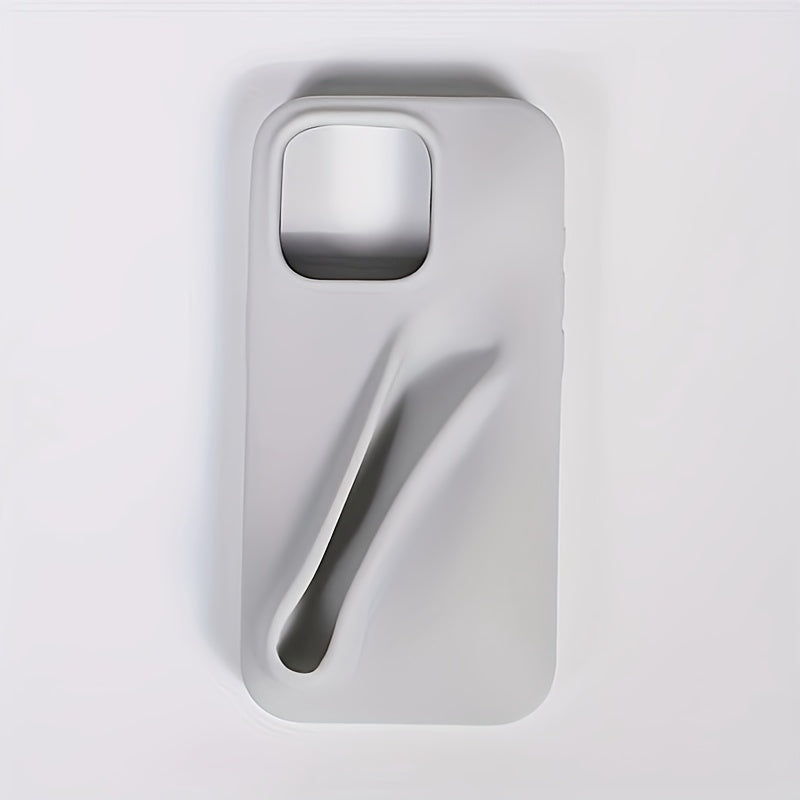 Lipstick Silicone Phone Case for iPhone 15/14/13 Pro -M93W