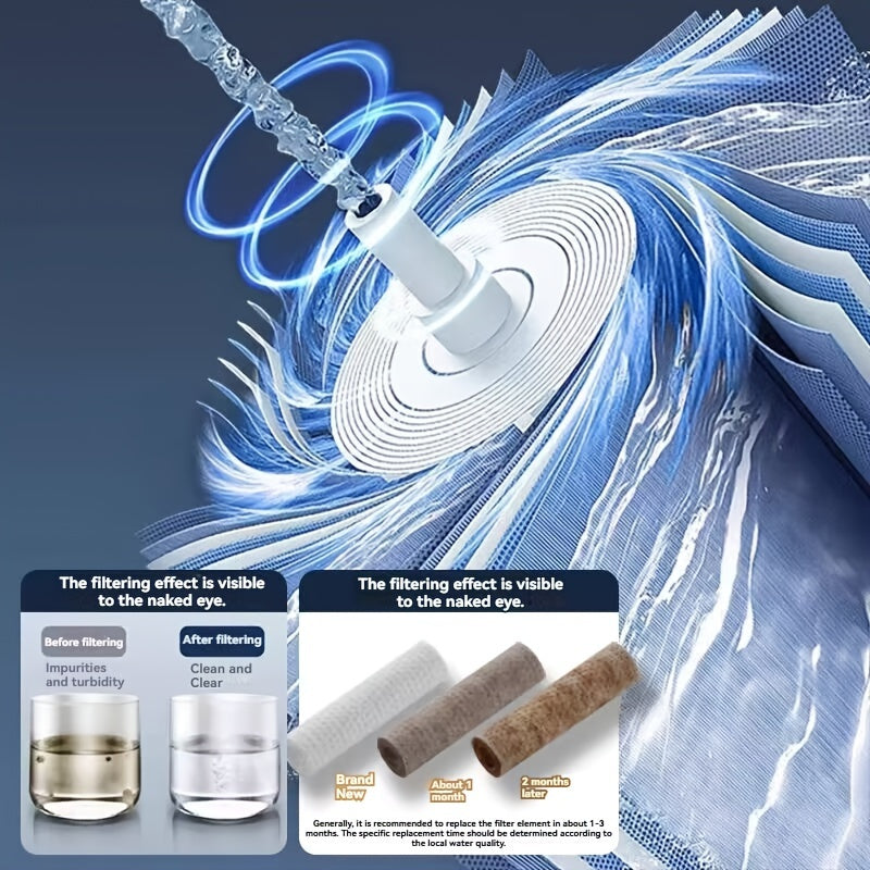 Luxurious Handheld Shower Head, 5 Adjustable Modes, Polished TJR8F1R