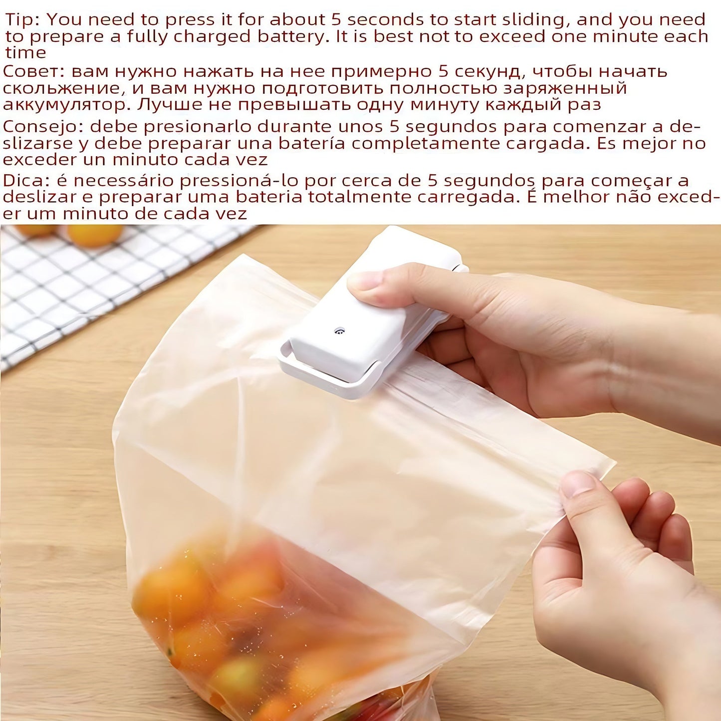 Compact Mini Snack Sealer - EUG9